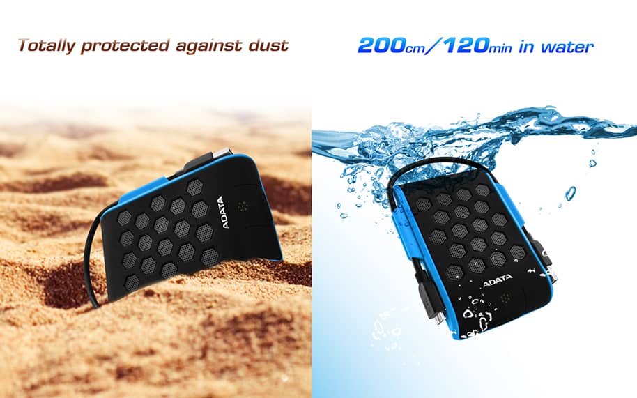 productImage6750 HDD  USB 3.0  2TB Adata HD720 Czarny  Wodoodporny, Wstrząsoodporny
