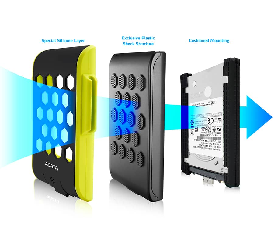 productImage6752 HDD  USB 3.0  2TB Adata HD720 Czarny  Wodoodporny, Wstrząsoodporny