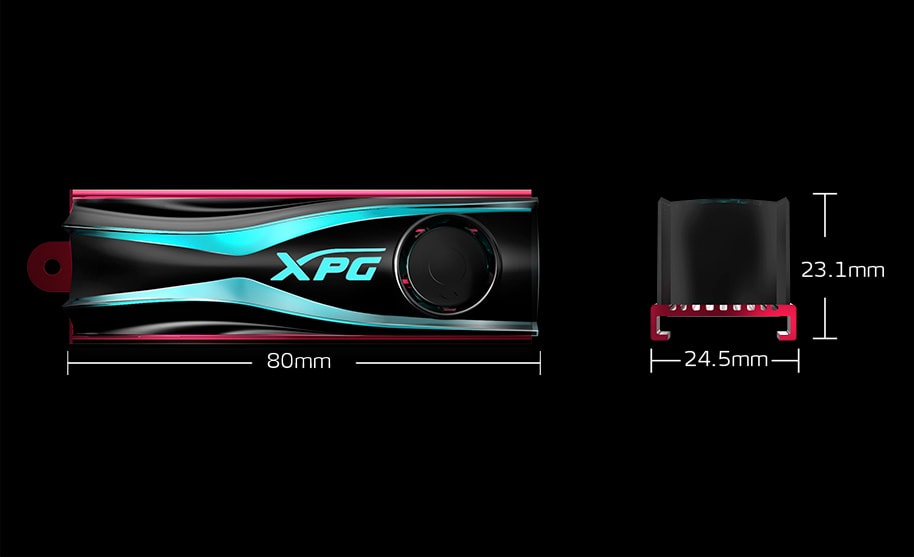 Plug In Cooler >> XPG STORM RGB M.2 2280 SSD heatsink | ADATA Consumer Plug In Cooler >> XPG STORM RGB M.2 2280 SSD heatsink | ADATA Consumer