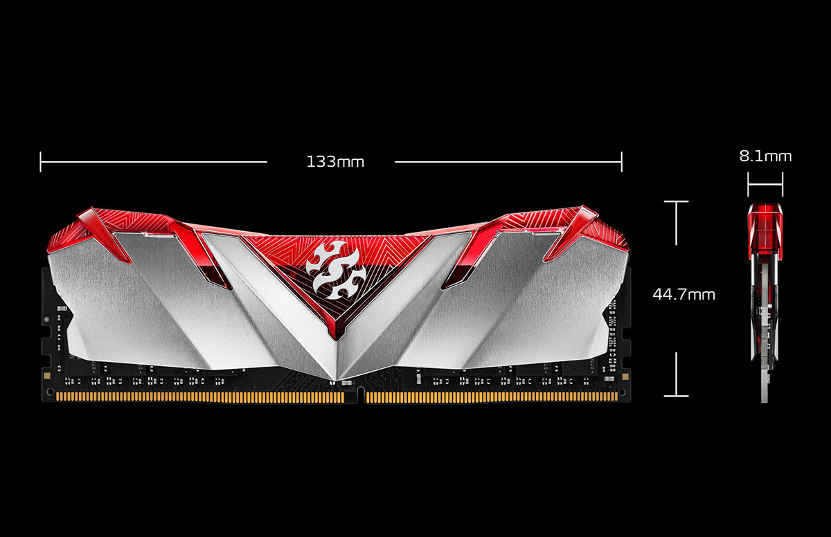 ADATA Gammix D30 Dimentions